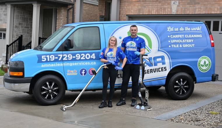 AMNA Cleaning Services Van